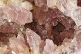 Beautiful, Pink Amethyst Geode Half - Argentina #195359-2